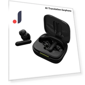 Wireless Earphone with AI Translation and RGB Light — On-Ear Headphones, Comfortable Housy