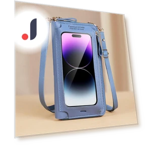 Women's Crossbody Bag with Touch Screen and Anti-Theft Protection — Crossbody, The best future