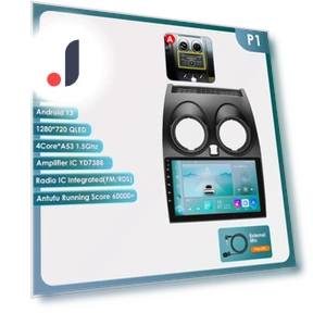 AI Voice Car Radio Android Auto Multimedia — Navigation & GPS Accessories, Hizpo