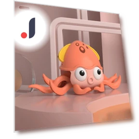 Automatic Sensor Dancing Squid Toy — Bath Time Fun, Zhiruei
