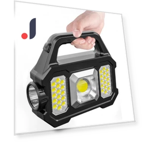 Multifunctional Outdoor Waterproof Solar Flashlight — Flashlights, AI Supermarket