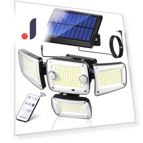 Outdoor Solar Sensor Light — Outdoor Security & Flood Lighting, Chayoo