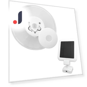 Outdoor Solar Sensor Motion Light — Outdoor Security & Flood Lighting, SAMURAI STYLE