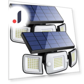 Outdoor Solar Sensor Motion Security Light — Outdoor Security & Flood Lighting, SAMURAI STYLE