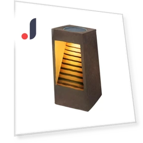 Porcelain Solar Garden Square Ceramic Style Warm 30 Smart Automatically Turns On at Night and Stays On Until the Next... — Garden Illumination, GWSOLAR