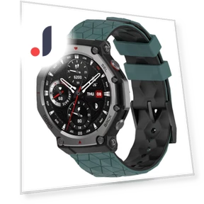 Silicone Watch Strap with Football Pattern — Watch Straps & Bands, MY-CASE
