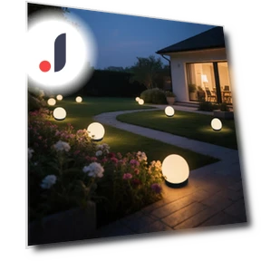 Smart Lighting Solar Remote Control — Outdoor Security & Flood Lighting, SAMURAI STYLE
