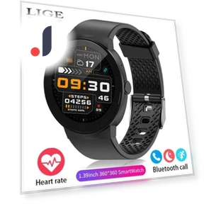 Smart Watch with Color Display and Heart Rate Monitor — Wearable Accessories, LIGE