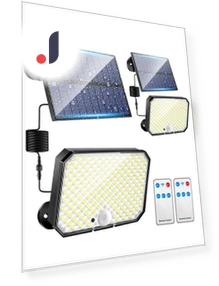 Solar Motion Sensor Lights — Outdoor Security & Flood Lighting, SAMURAI STYLE