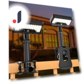Solar Motion Sensor Outdoor Light — Outdoor Security & Flood Lighting, SAMURAI STYLE