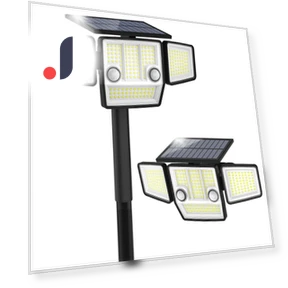 Solar Outdoor Waterproof Motion Sensor Light — Outdoor Security & Flood Lighting, HAARAY
