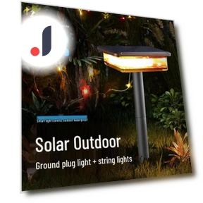 Solar Powered Waterproof Smart String Lights — Outdoor String Lights, ElectroCN