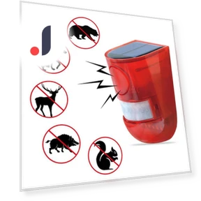 Solar Strobe Siren Alarm Light — Motion Sensors, happybuySE