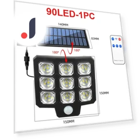 Split Motion Sensor Flood Light — Outdoor Security & Flood Lighting, Outdoor lighting