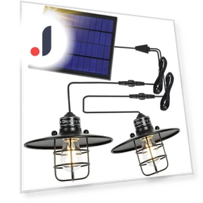 Split Type Dual Solar Pendant Lights — Outdoor Security & Flood Lighting, DINGLILED