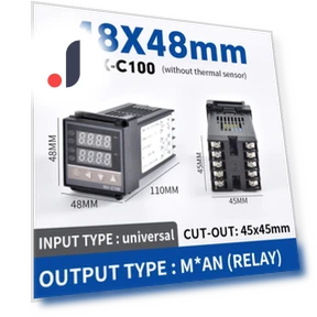 Temperature Controller with K-Type Sensor — Temperature Measurement Tools, maochi