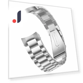 Three Beads Stainless Steel Strap — Bands, Smartwatch 2025