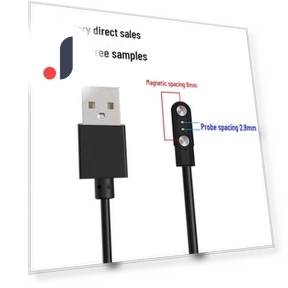 2-Pin Magnetic Charging Cable — Smartwatch Charging Solutions, 16Double8