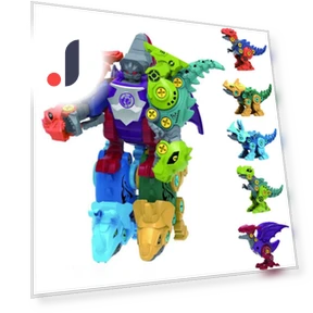 5-in-1 Dinosaur Transformation Robot Constructor Screw DIY Set — Construction Kits, Specials