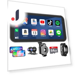 6.25-inch Touchscreen Display with CarPlay and Android Auto — Car Installation Essentials, VANBAR