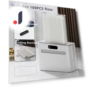 Automatic Pop-up Electric Dental Floss Stick Storage Box — Power Flossers, DC-HOME