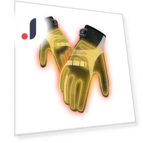 Heated Gloves with Touchscreen and SBR Padding — Gloves & Mittens, ROCKBROS