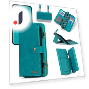 Leather Case Detachable Magnetic Phone Wallet Cover — Smartwatch Protectors, Smartwatch 2025