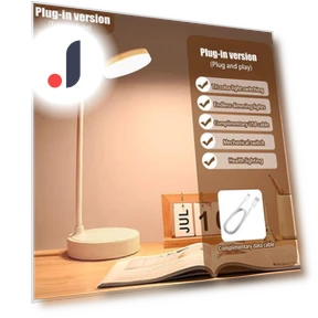 LED Desk Lamp with 3 Dimming Levels — Study & Desk Lighting, Comfortable Housy