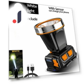 Rechargeable Sensor Headlights — Flashlights, DC-HOME