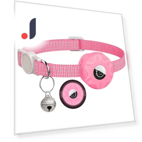 Reflective Adjustable Anti-lost Collar for Apple Airtags — Trackers, Taounnga