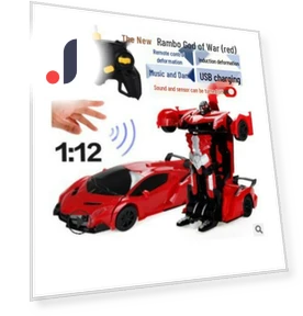 Remote Control Gesture Sensing Transforming Car Toy — Interactive Figures & Robots, Polaris star