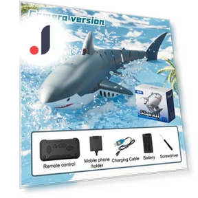 Remote Control Shark Toy with 4K HD Camera — Aquatic Vehicles, Each Insisting