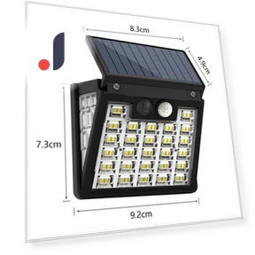 Solar Lights Outdoor Waterproof Street Wall Lamp — Outdoor Security & Flood Lighting, Lanzhong
