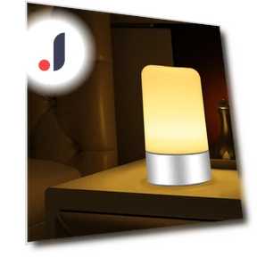 Touch Sensor Table Lamp with Color Changing RGB and Dimmable Warm White Light — Desk & Table Lighting, FYUU-autoparts