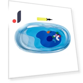 Water Cooling Pet Mat with Floating Fish — Mats, yunmanlei