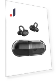 Wireless Earbuds with Open-Ear Cuffs — In-Ear Headphones, Moondrop