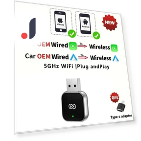 2 in 1 Wireless CarPlay and Android Auto Adapter — Phone Accessories, Meiteai-Car&Motor