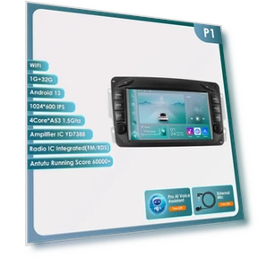 7-inch AI Smart Wireless CarPlay Android Auto Head Unit — Stereo Receivers, OSSURET