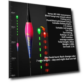 Color Change Smart Fishing LED Light Float — Bite Indicators, Shunlin