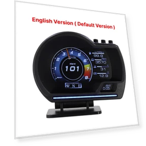 Digital Odometer Car Head Up Display with Turbo Gauge — Navigation & GPS Accessories, Yangenin