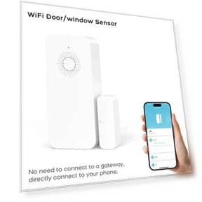 Door Window Detector Alarm System — Smart Home Security, Ruishi