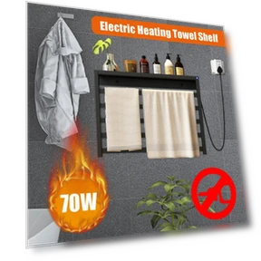 Electric Heated Towel Dryer — Towel Warmers, Decor Dream