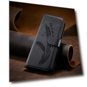Leather Phone Case with Card Holder — Flip Cases, huhong718