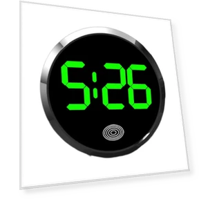 LED Dashboard Clock — Clock, risenprec