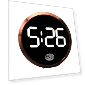 LED Dashboard Clock — Clock, risenprec