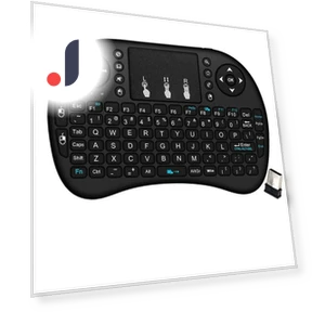 Mini Wireless Keyboard with Air Mouse Remote Touchpad — Keyboards, Jumaocun-Fashions