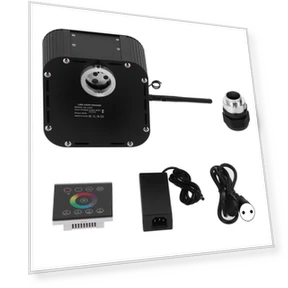 RGBW Fiber Optic Lighting Kit — Fiber Optics, KONNWEI