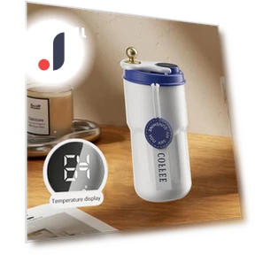 Smart Thermos Travel Coffee Mug — Beverage Warmers, Versatile Home Furnishing