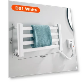 Smart Thermostatic Electric Towel Warmer — Towel Warmers, Decor Dream