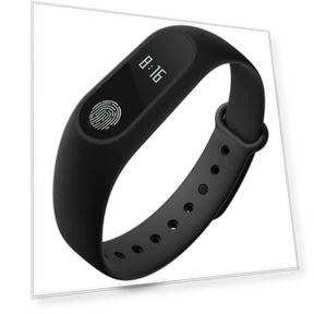 Smart Watch Bracelet with Heart Rate Monitor — Wearable Accessories, CrimsonClay